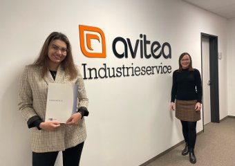 Graduation of an employee of avitea Industrieservice