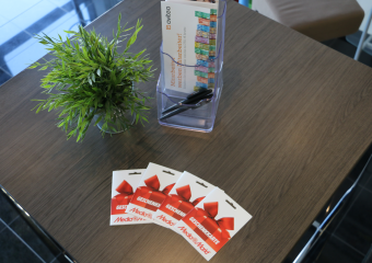 MediaMarkt vouchers on table for employees recruit employees